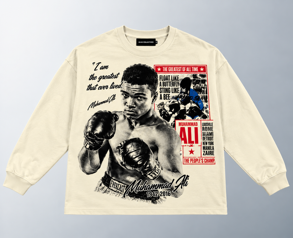 Heavyweight Muhammad Ali long sleeve TEE