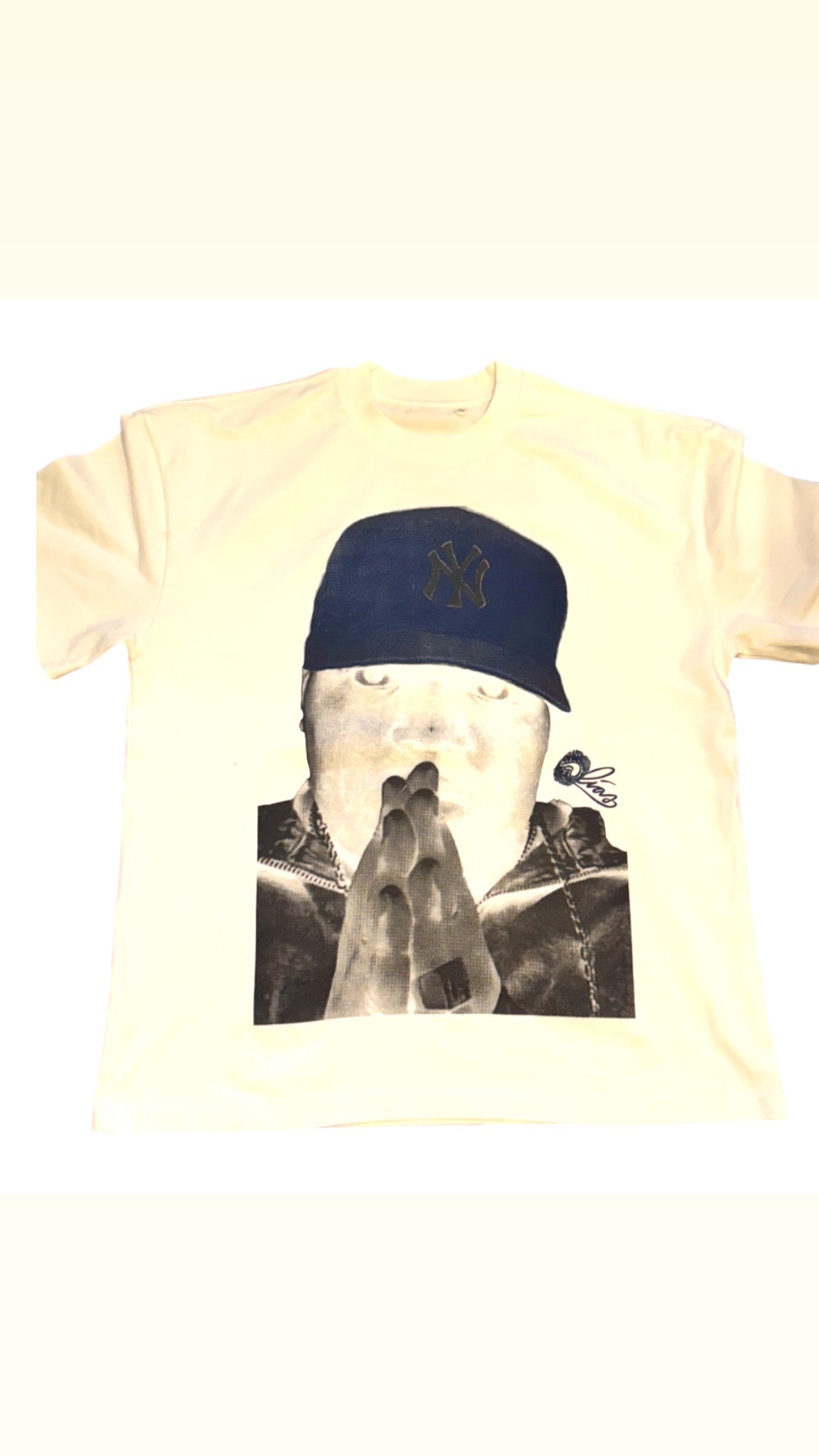 White Biggie Tee