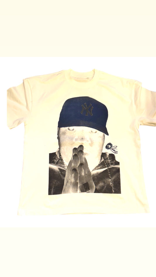 White Biggie Tee