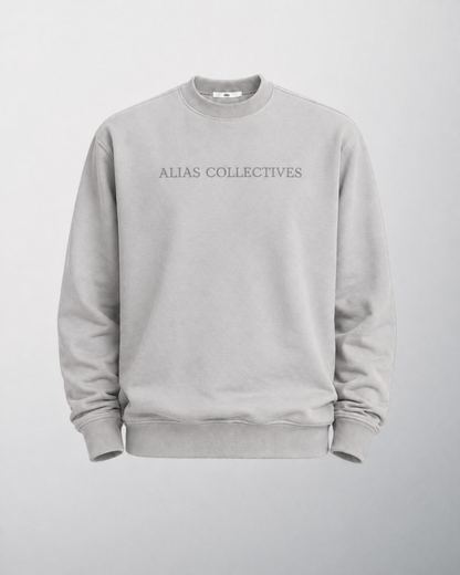 Crew Neck Sweatsuit (Gray)