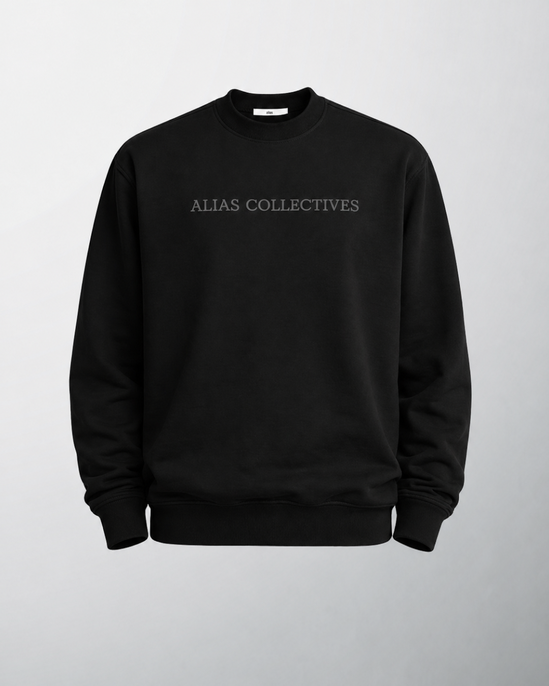 Crew Neck Sweatsuit (Black)