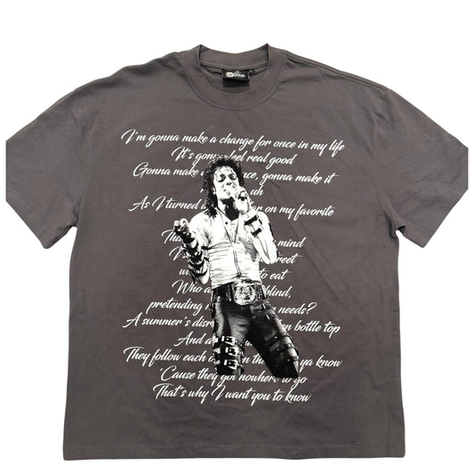 MAN IN THE MIRROR MJ GLITTER TEE