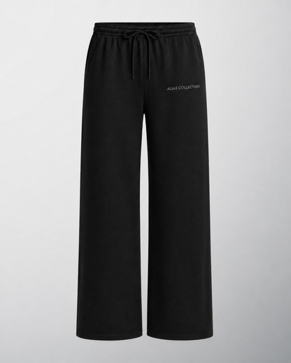 Crew Neck Sweatsuit (Black)