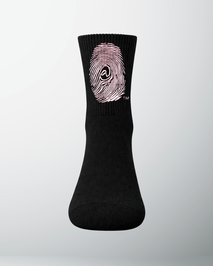 Alias Collectives Signature Socks (Black / Pink)