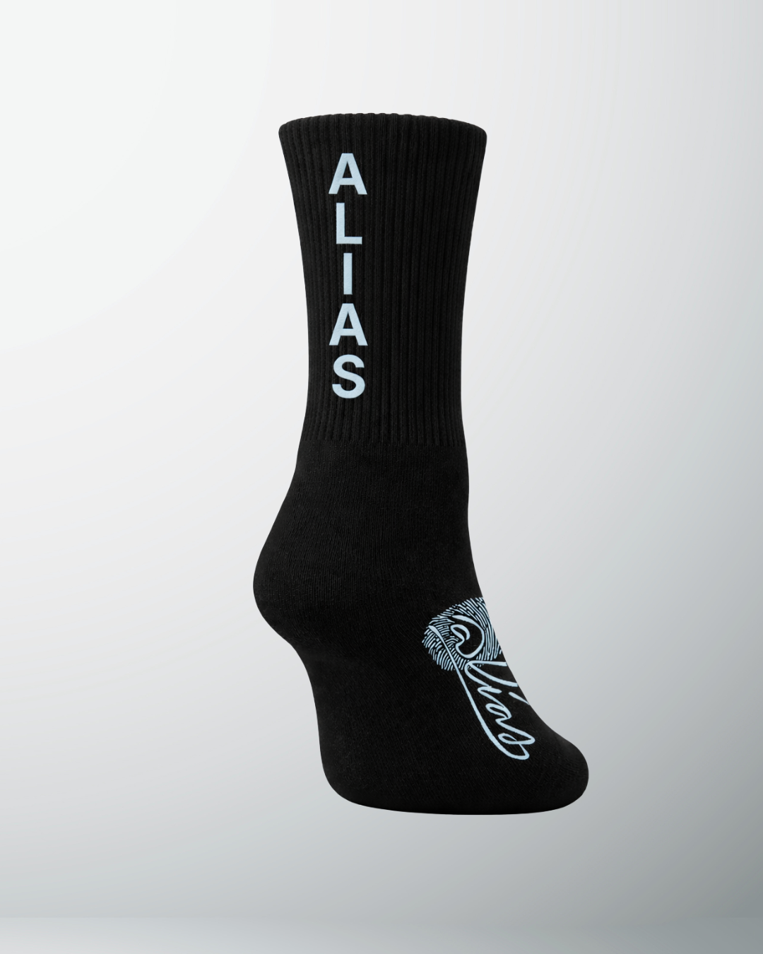 Alias Collectives Signature Socks (Black / Blue)