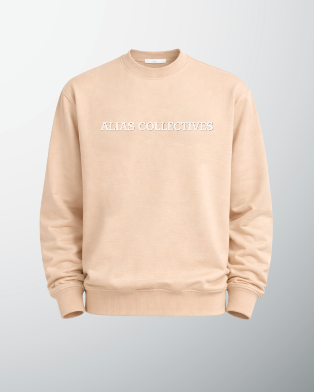 Crew Neck Sweatsuit (Cream)