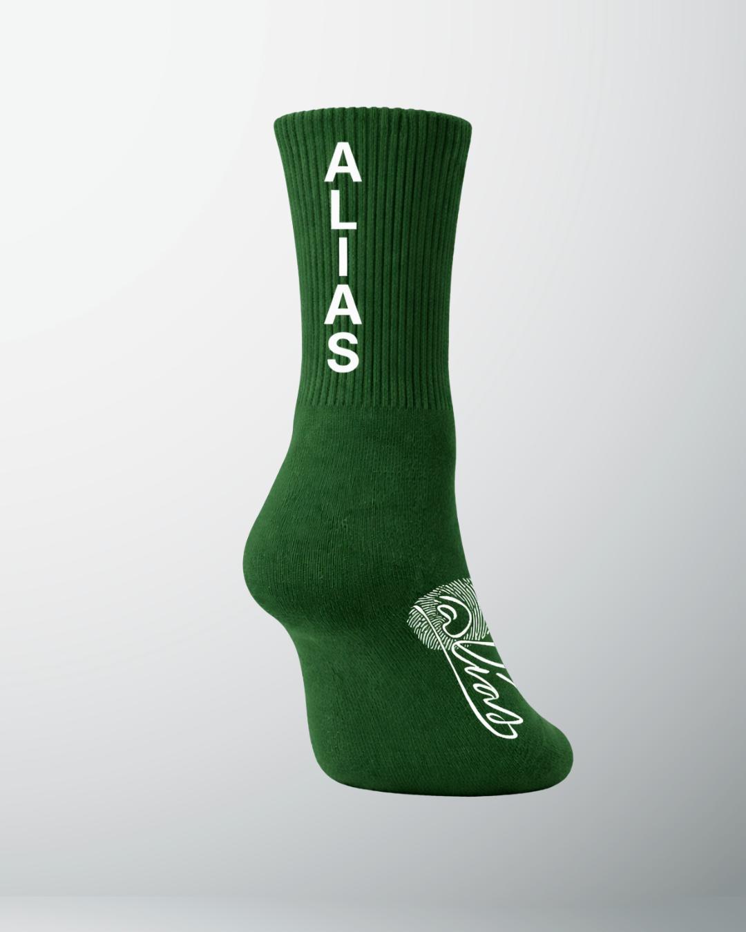 Alias Collectives Signature Socks (Green / White)