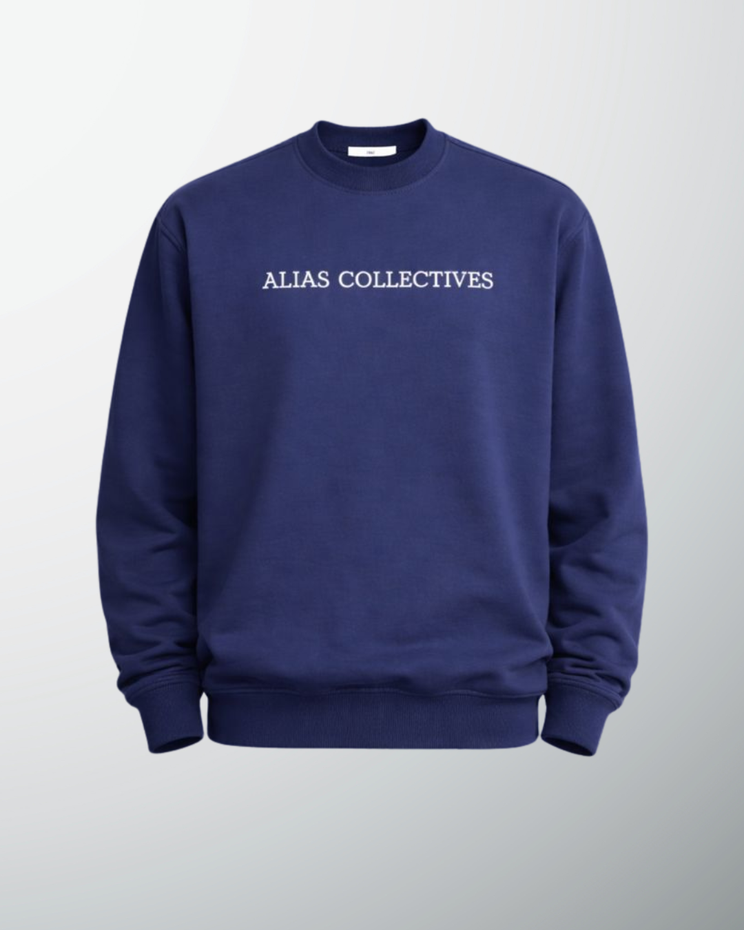 Crew Neck Sweatsuit (Navy Blue)